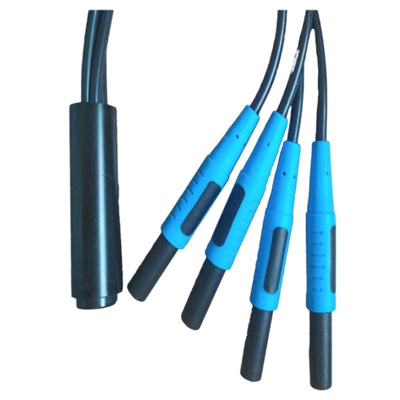 4 test leads in one plug