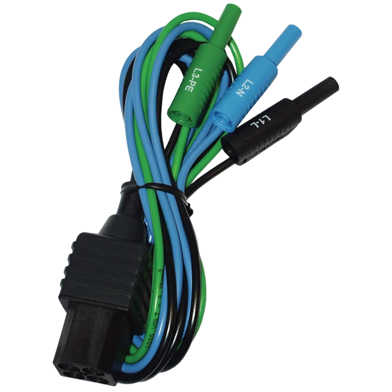 Test lead with stackable plug
